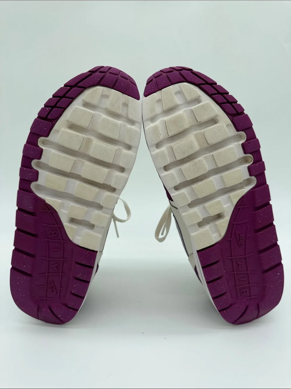 Nike Air Max 1 GS 'White Viotech' Youth Size 6